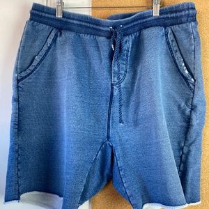 Alternative Apparel Indigo syed Vintage wash shorts